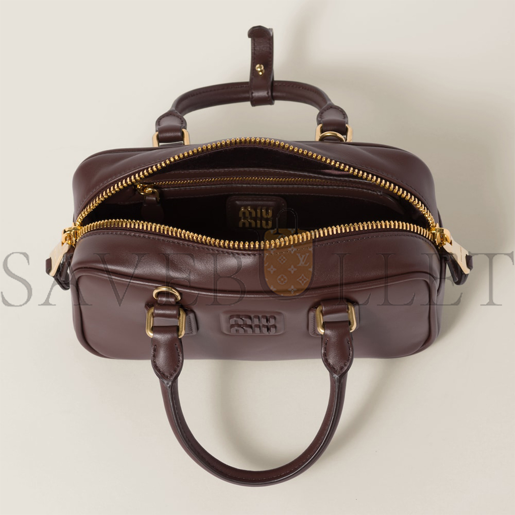 M*um*u arcadie leather bag 5bb142 (22*10.5*7.5cm)